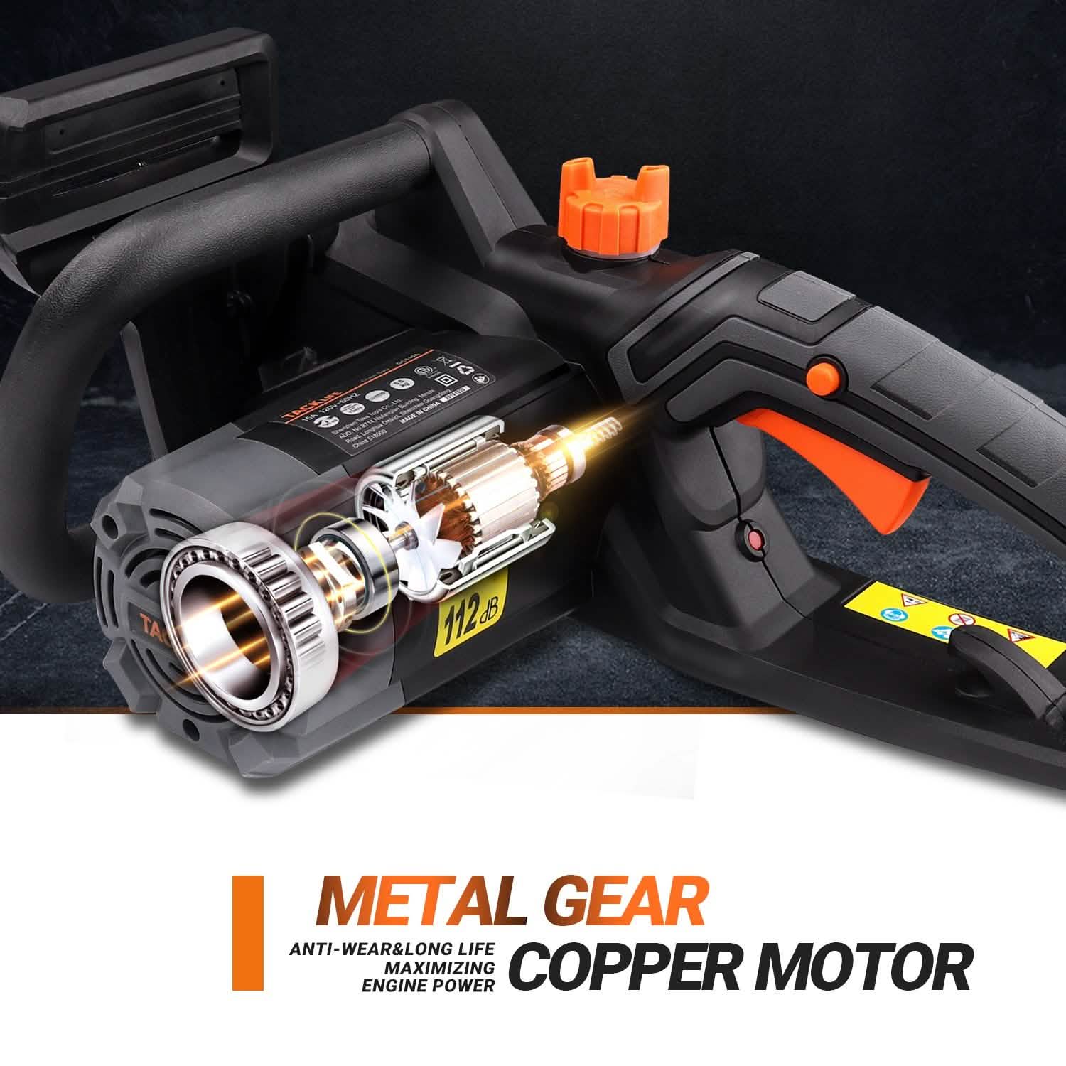 Tracklife 15 Amp Electric Corded Chainsaw DailySale