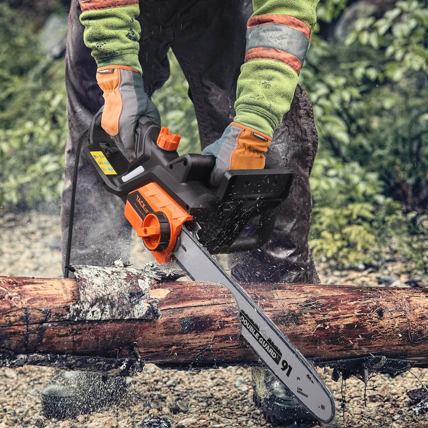 Tracklife 15 Amp Electric Corded Chainsaw DailySale