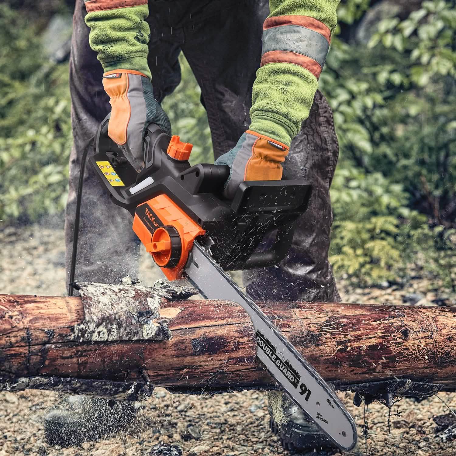 Tracklife 15 Amp Electric Corded Chainsaw DailySale