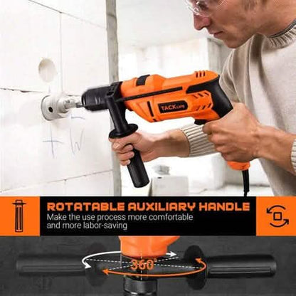 TACKLIFE 900W Corded Drill with 3000RPM Variable Speed PID05A DailySale