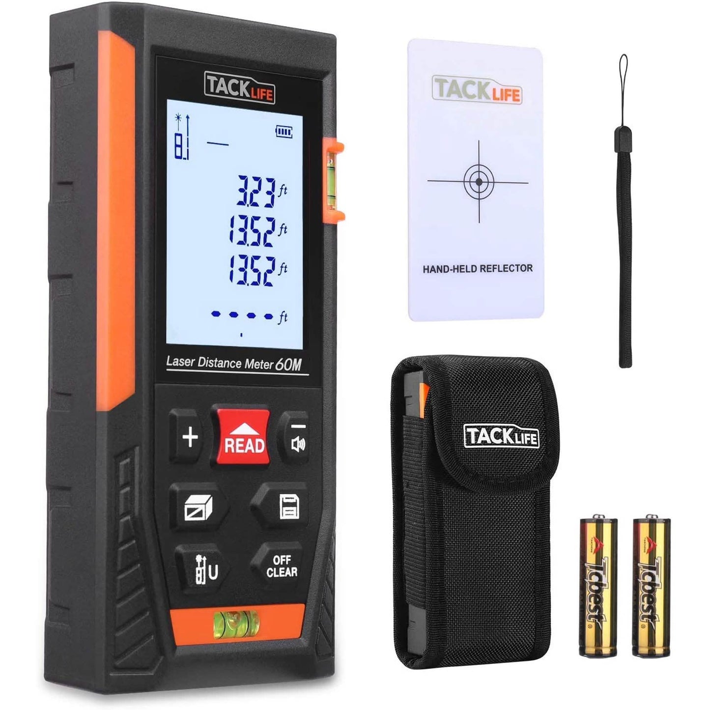 Tacklife HD60 Classic Laser Measuring Device 196Ft DailySale