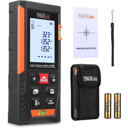 Tacklife HD60 Classic Laser Measuring Device 196Ft DailySale