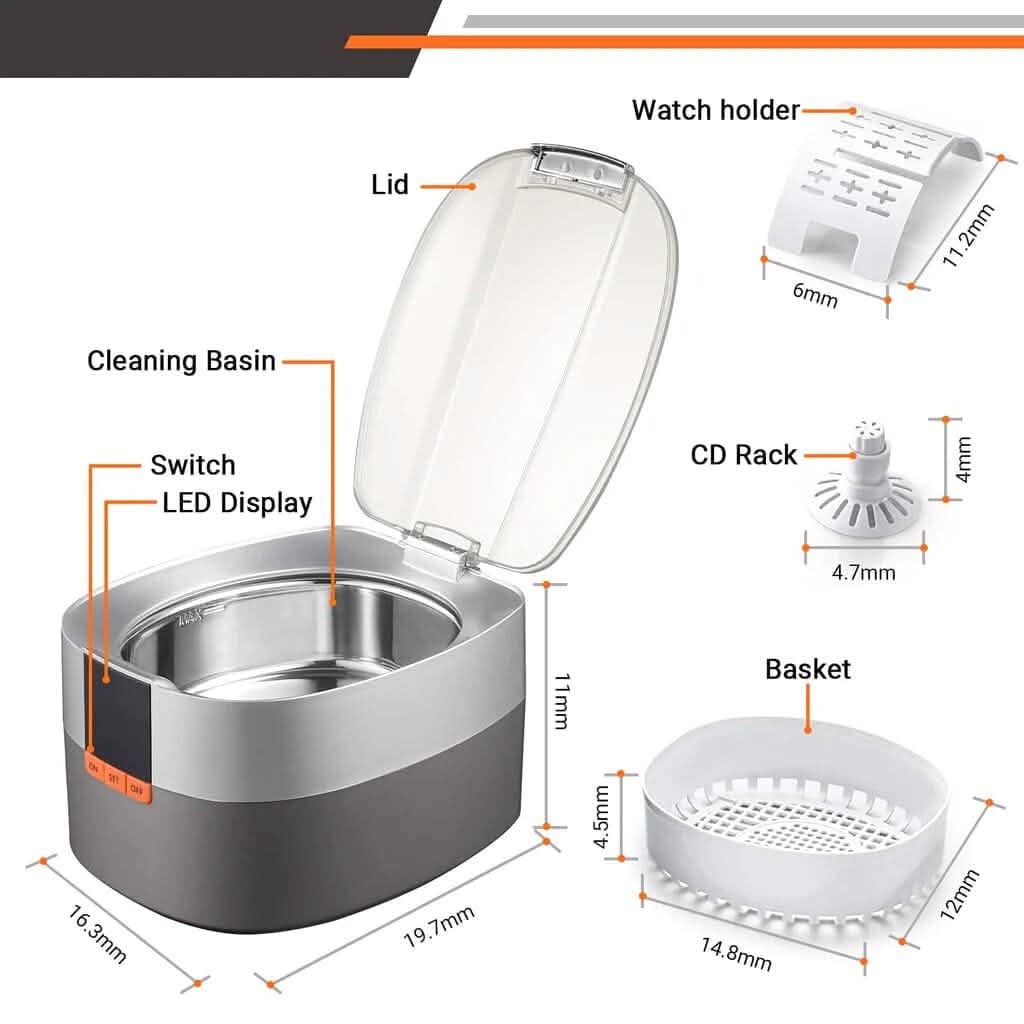 Tacklife Muc03 Ultrasonic Cleaning Machine DailySale