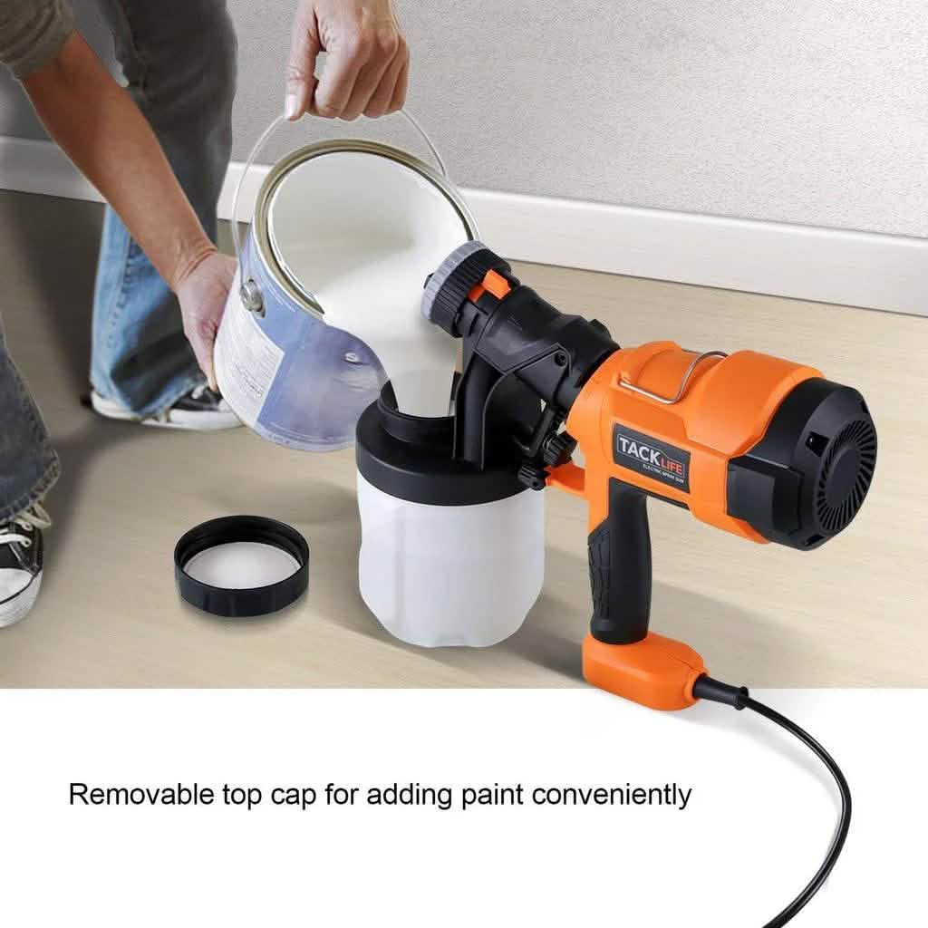 TACKLIFE Paint Sprayer, High Power HVLP Home Electric Paint Gun DailySale