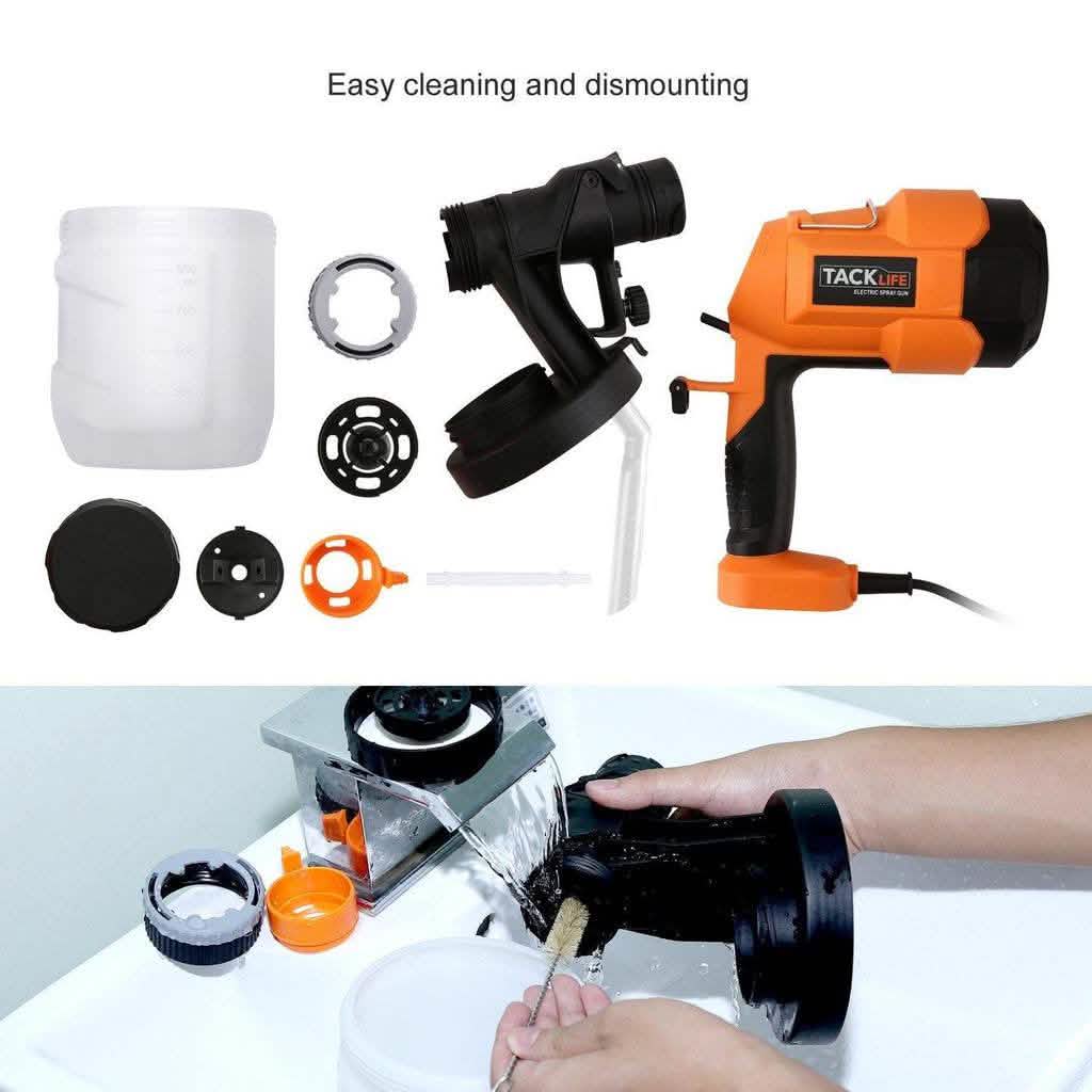 TACKLIFE Paint Sprayer, High Power HVLP Home Electric Paint Gun DailySale