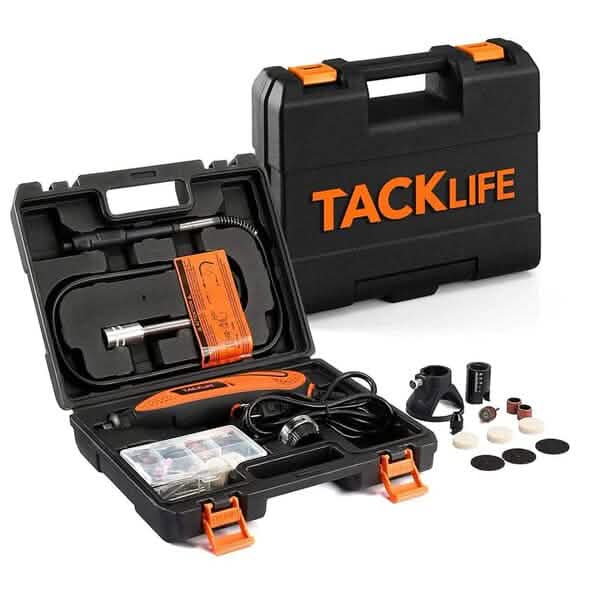 Tacklife Rotary Tool Kit with Upgraded MultiPro Keyless Chuck RTD35ACL DailySale