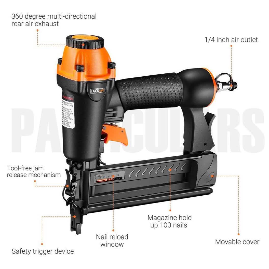 TACKLIFE TK5040-Brad Nailer, Pneumatic, 18GA 2-In-1 Nailer DailySale