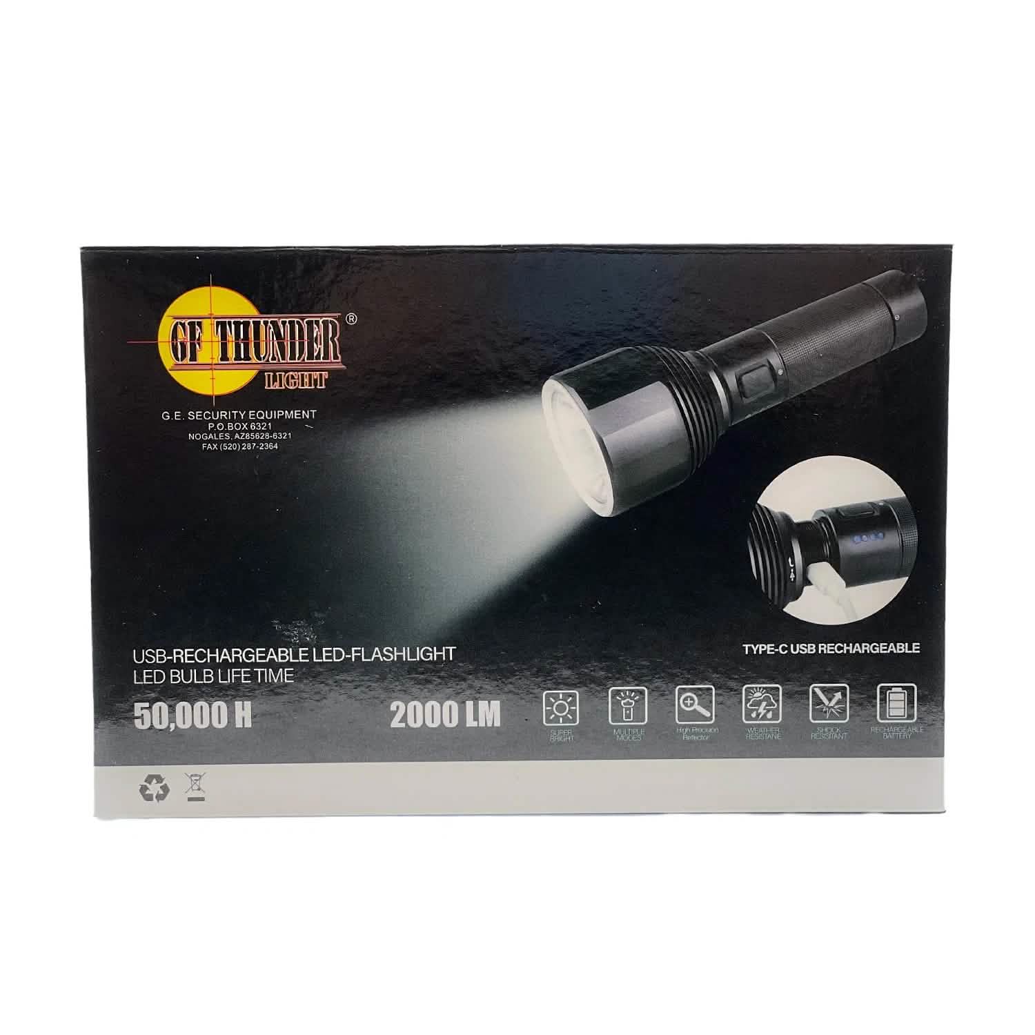 Tactical 2000 Lumens LED Flashlight DailySale