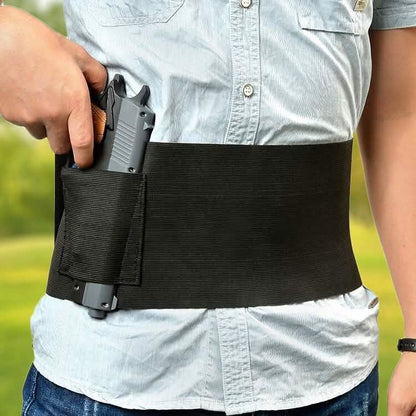 Tactical Elastic Belly Band Waist Pistol Gun Holster DailySale