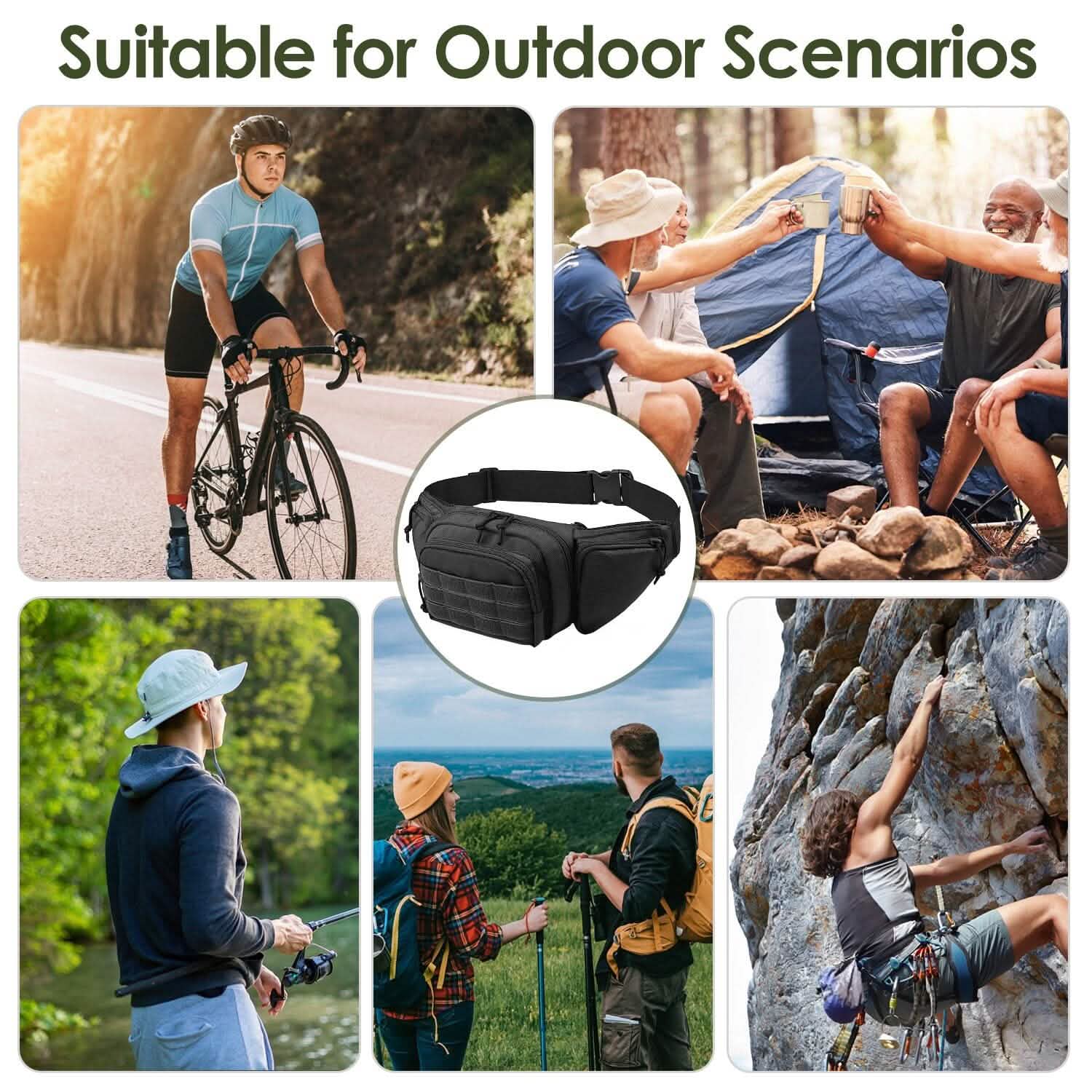 Tactical Fanny Pack Concealed Carry Bag for Men DailySale