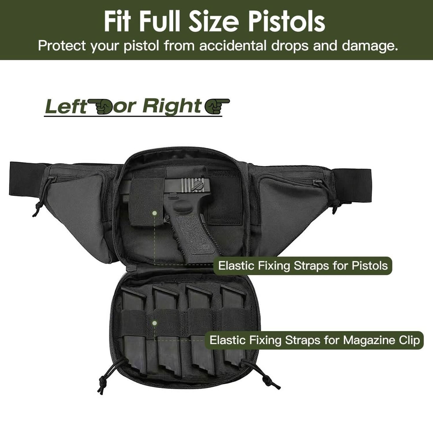 Tactical Fanny Pack Concealed Carry Bag for Men DailySale