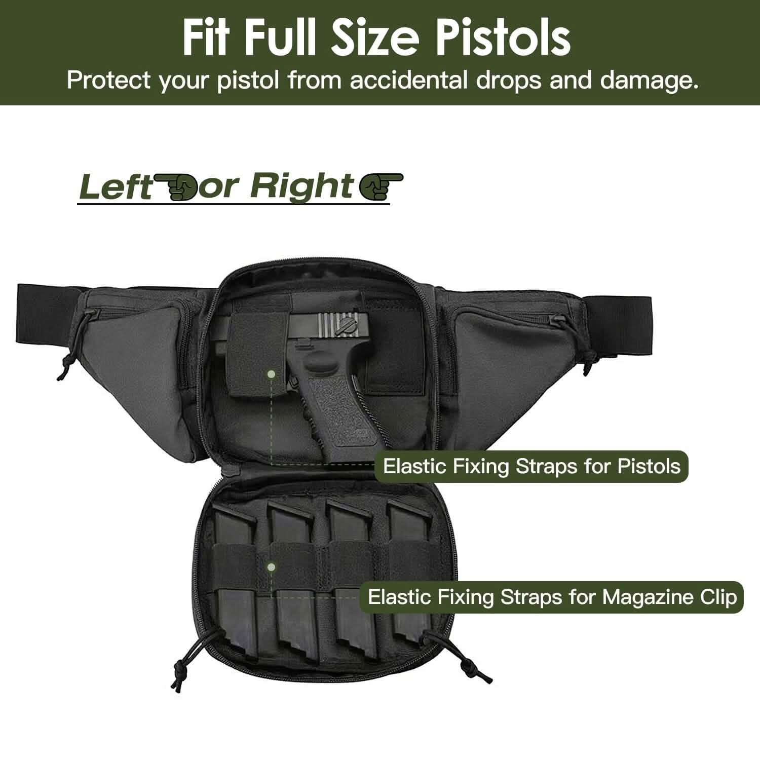Tactical Fanny Pack Concealed Carry Bag for Men DailySale