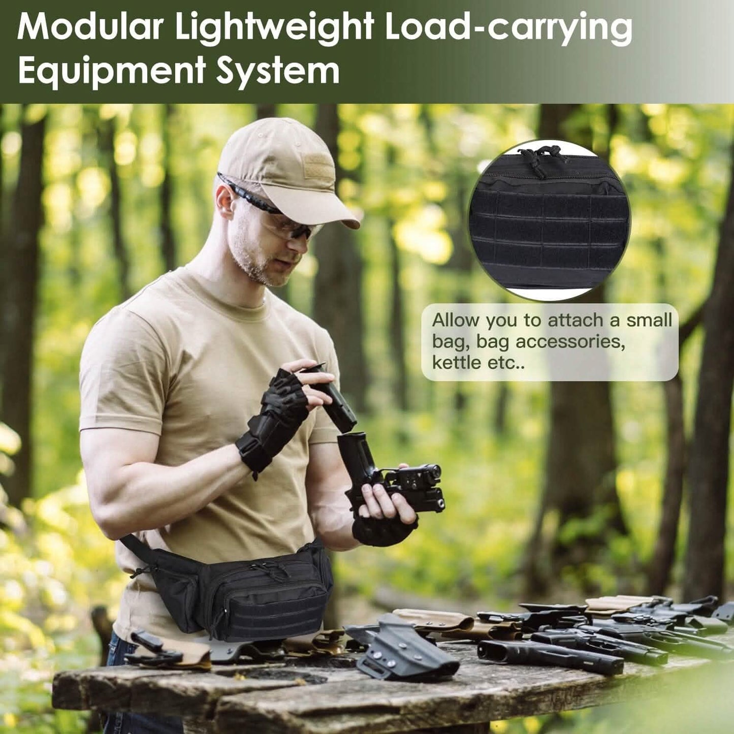 Tactical Fanny Pack Concealed Carry Bag for Men DailySale