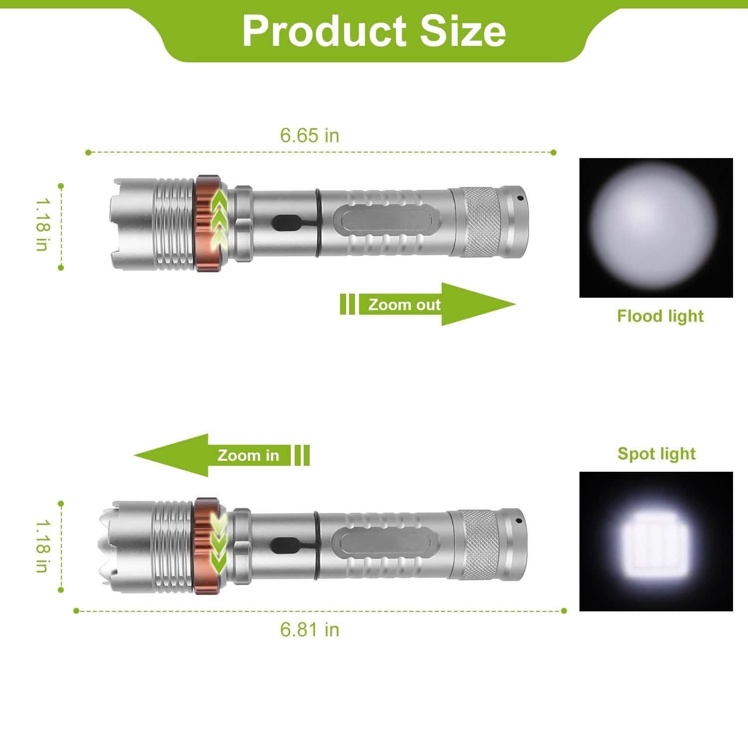 Tactical Military LED Flashlight DailySale