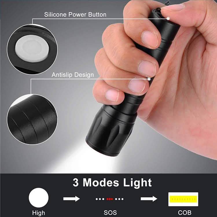 Tactical XPE COB Mini Flashlight DailySale