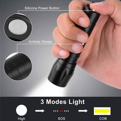 Tactical XPE COB Mini Flashlight DailySale
