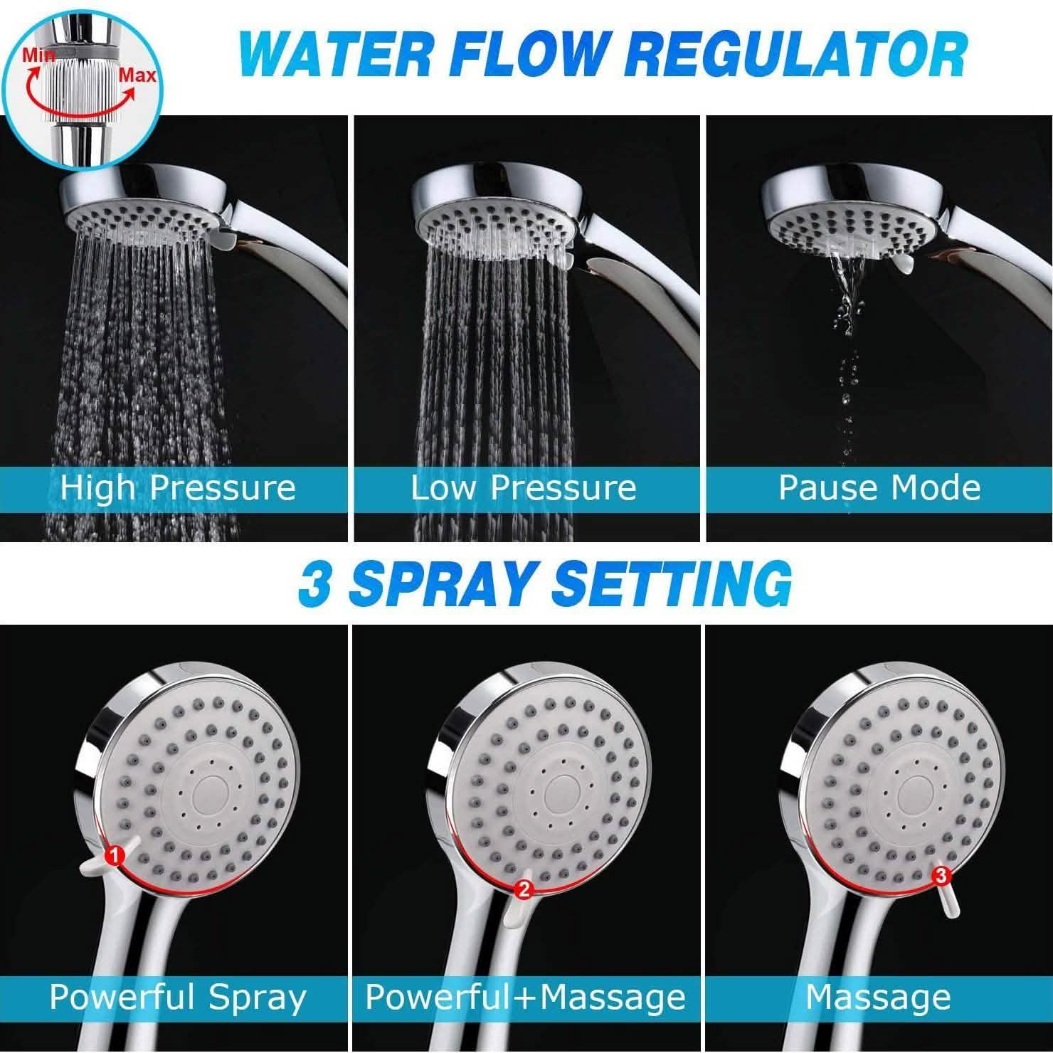 Taiker Stainless Steel Shower Head/Handheld Combination DailySale