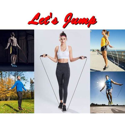 Tangle-Free Skipping Rope with Ball Bearings DailySale