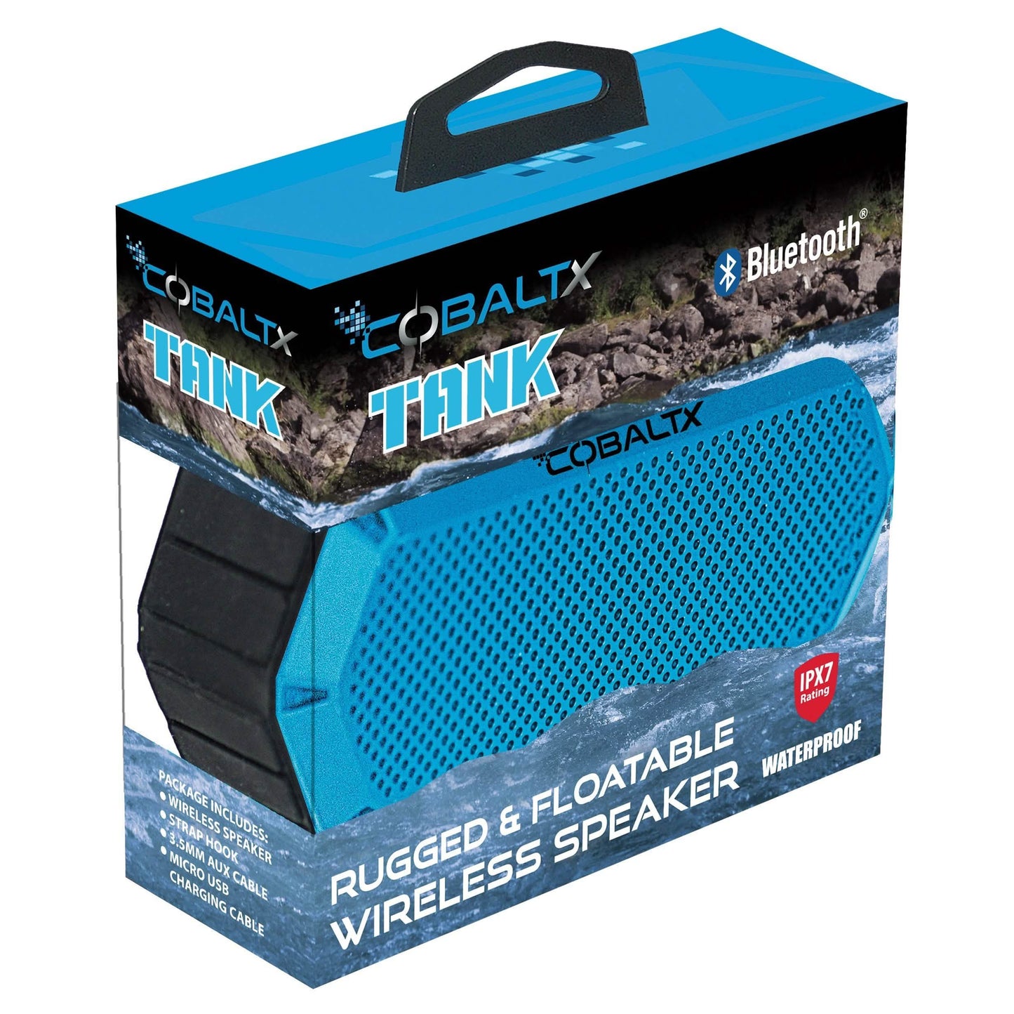 Tank Ipx7 Waterproof Rugged 10w Bluetooth Speaker - Assorted Styles DailySale