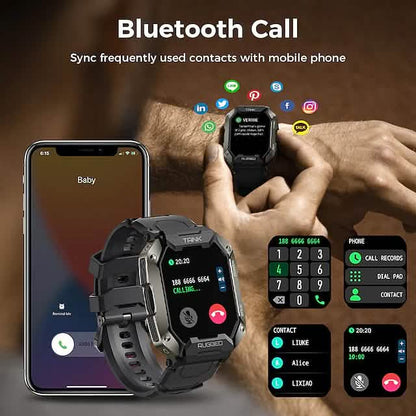 TANK M1 PRO Smart Watch 1.72 inch Smartwatch Fitness Watch DailySale