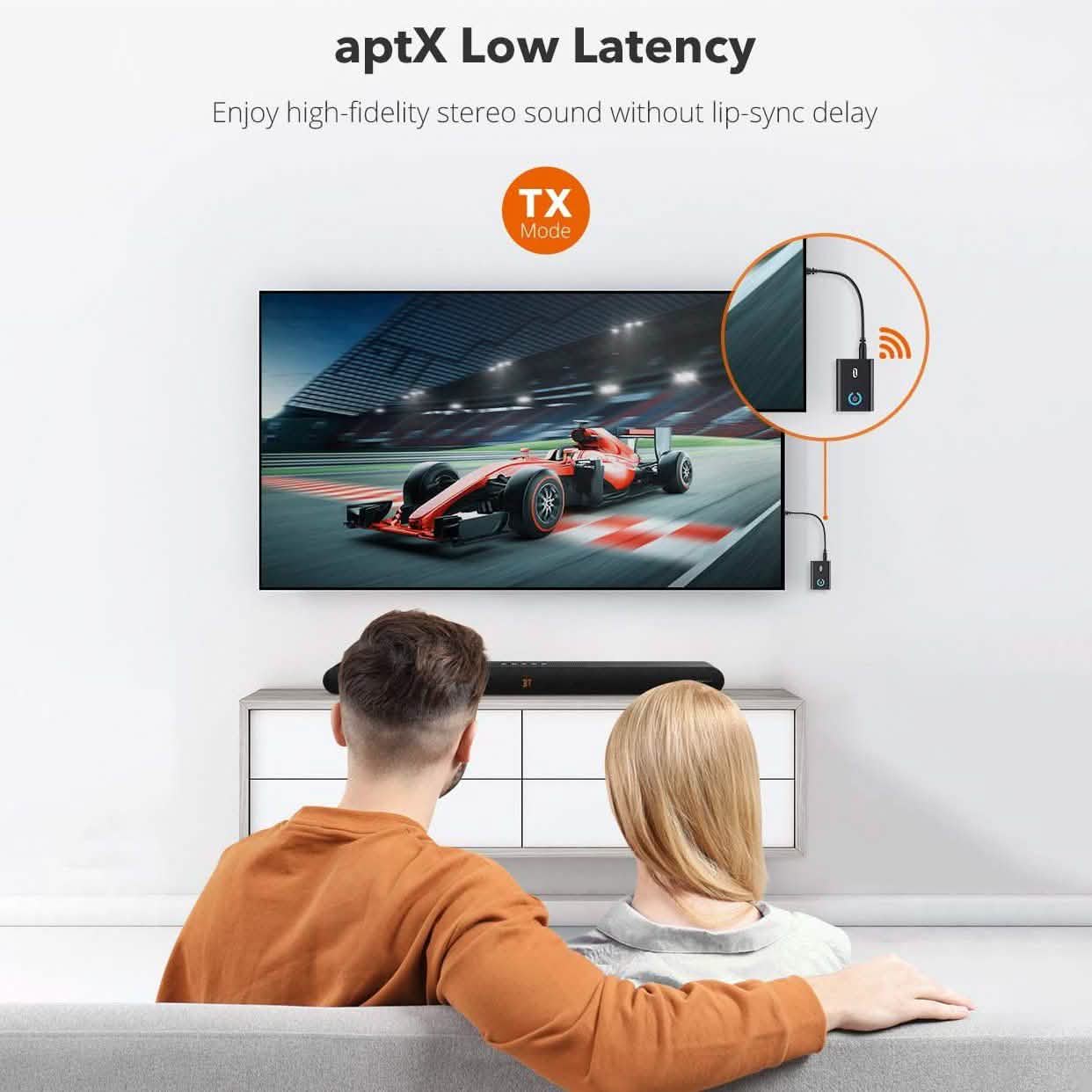TaoTronics Bluetooth 5.0 Transmitter and Receiver DailySale