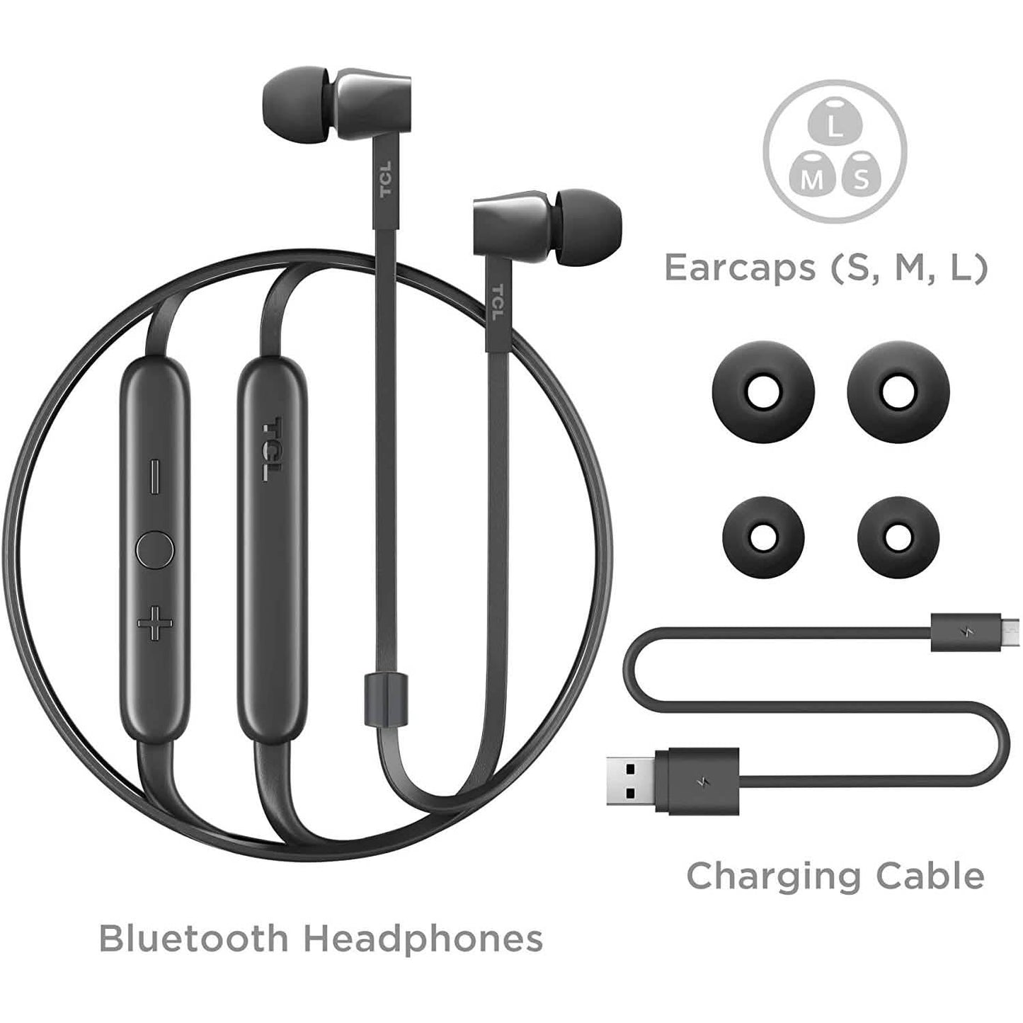 TCL MTRO100BT Wireless in-Ear Earbuds Noise Isolating Bluetooth Headphones (Refurbished) DailySale