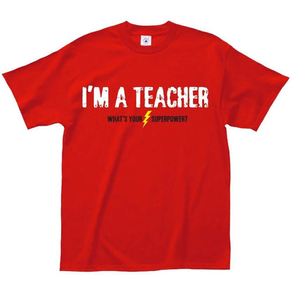 Teachers Rock or Teacher Superpower T-Shirt DailySale