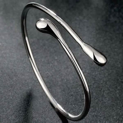 Teardrop Bangle in Sterling Silver DailySale