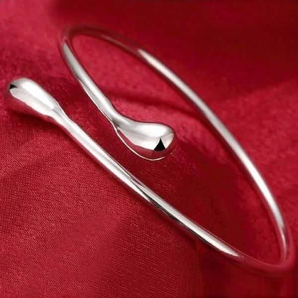 Teardrop Bangle in Sterling Silver DailySale
