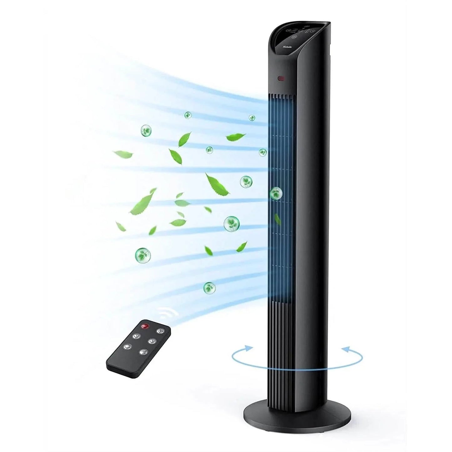 TECHVILLA 75° Oscillating Fan with Remote, 3 Modes 3 Speeds DailySale