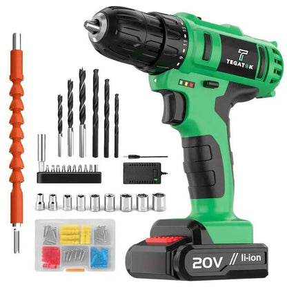 Tegatok 20V Cordless Drill Set DailySale