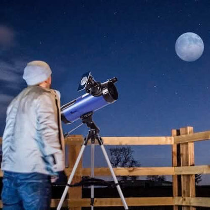 Telescope for Beginner 114mm Aperture 500mm AZ Mount Astronomical Reflector DailySale