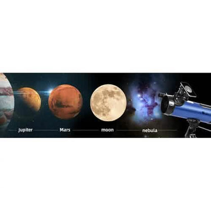 Telescope for Beginner 114mm Aperture 500mm AZ Mount Astronomical Reflector DailySale