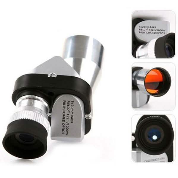 Telescope Single Barrel Pocket 8x20 Monocular Telescope DailySale