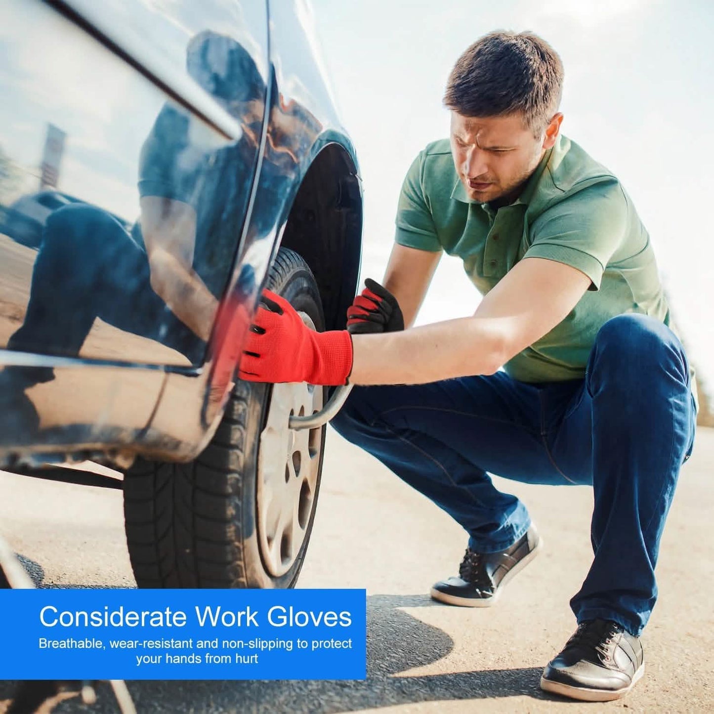 Telescoping Lug Wrench Extendable Tire Wheel Nut with CR-V Sockets DailySale