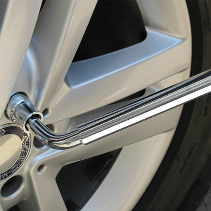 Telescoping Lug Wrench Extendable Tire Wheel Nut with CR-V Sockets DailySale
