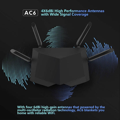 Tenda AC1200 Smart WiFi Router  (Refurbished) DailySale