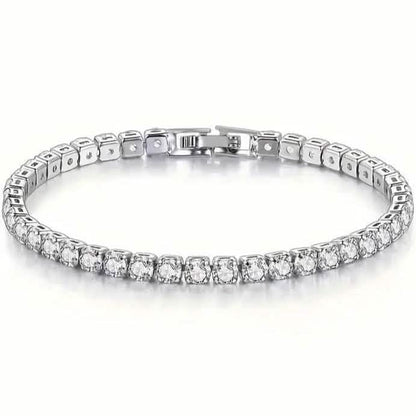 Tennis Single Row Synthetic Zircon Bracelet DailySale