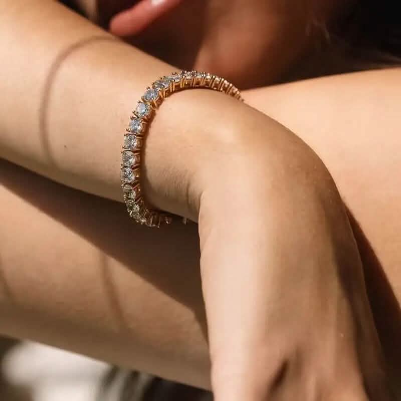 Tennis Single Row Synthetic Zircon Bracelet DailySale
