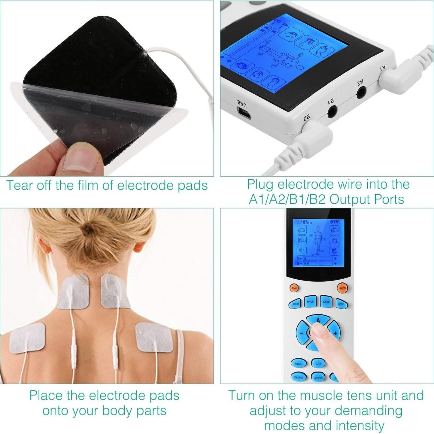 Tens Unit Machine Impulse Massager DailySale