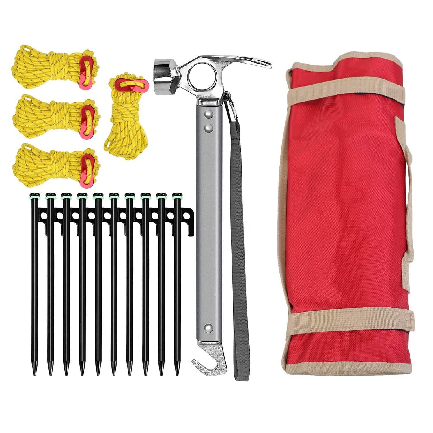 Tent Stakes Camping Hammer Set DailySale