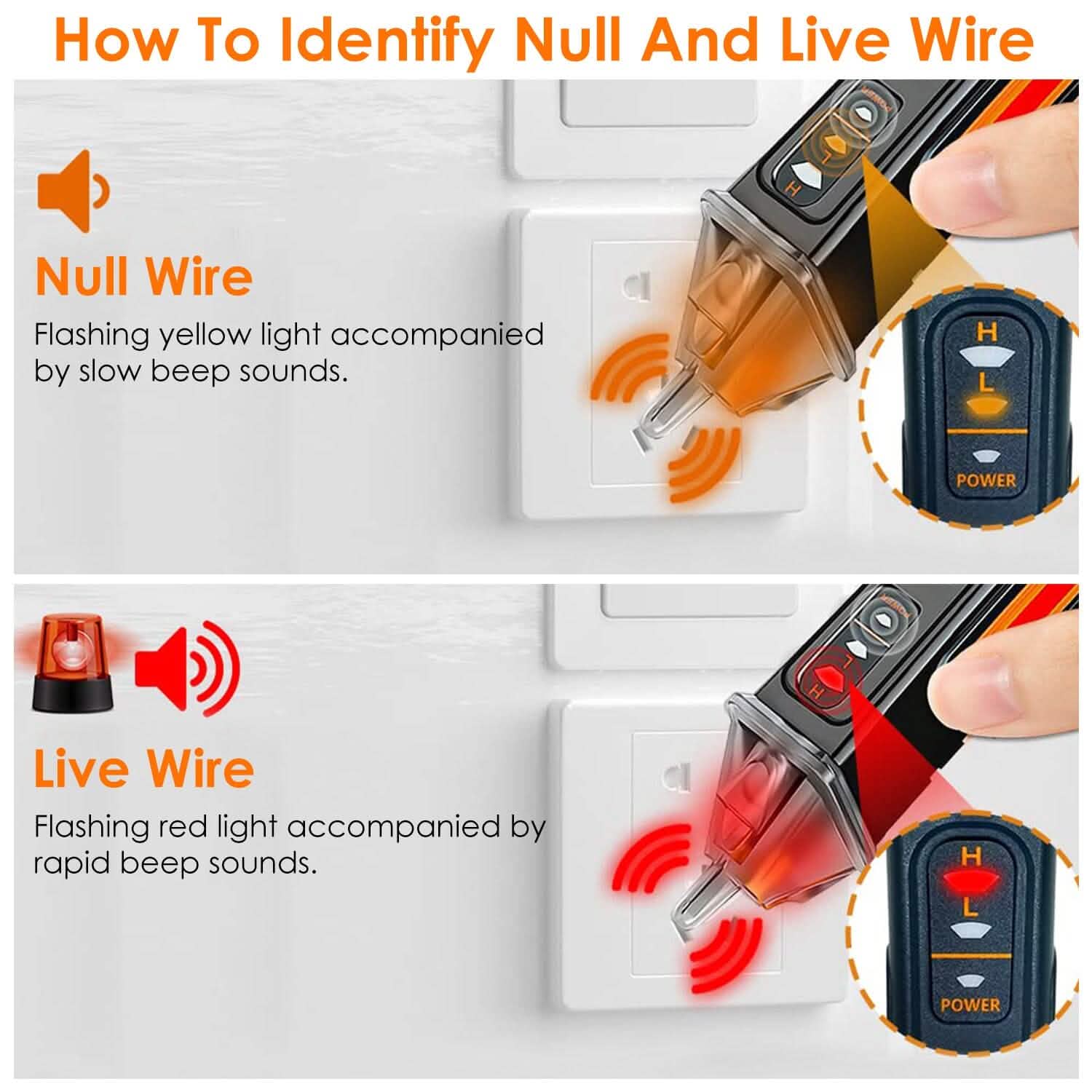 Test Pen Circuit Detector Tester Dual Range 12V/48V-1000V Breakpoint Finder DailySale