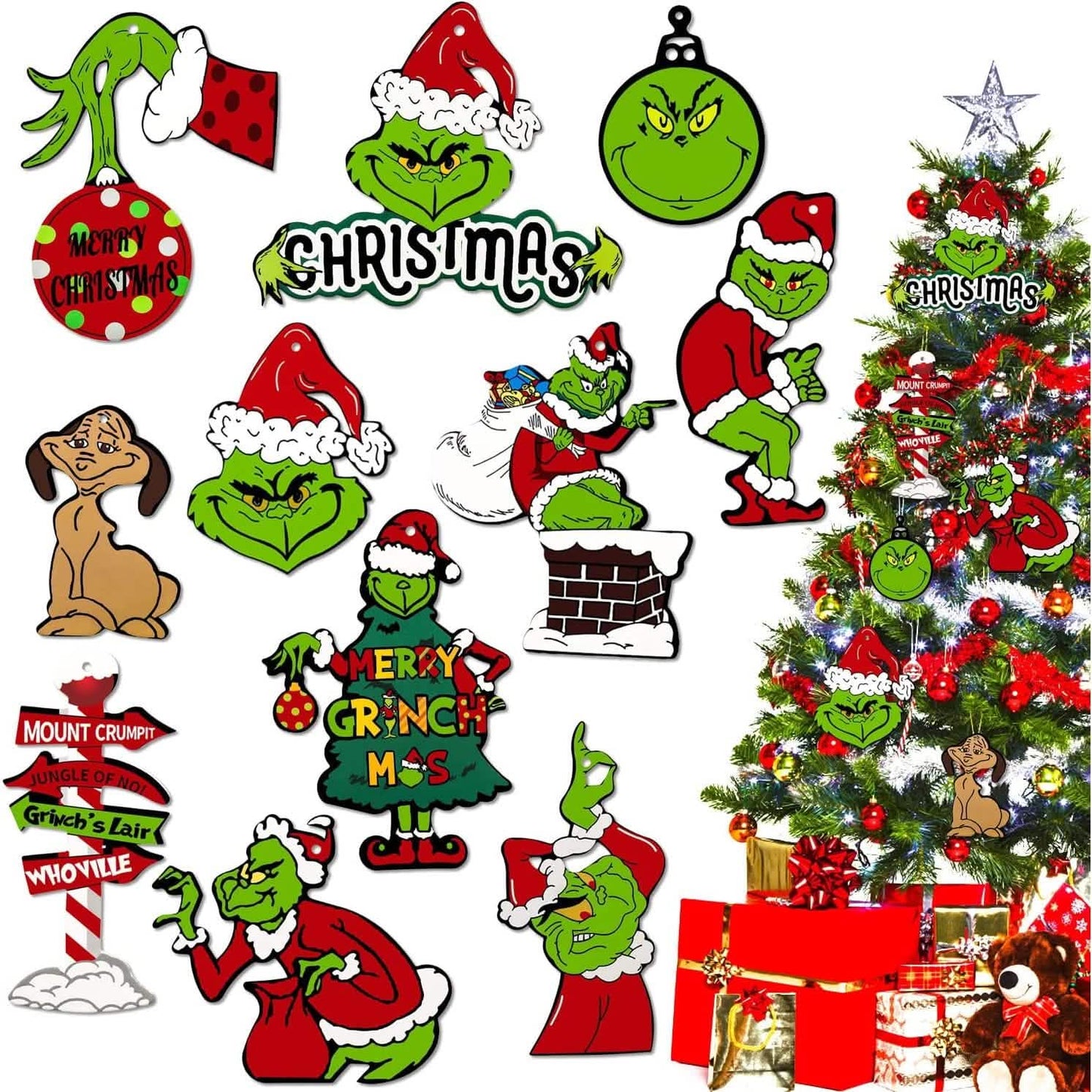 Tetor 2022 Christmas Ornament Christmas Tree Decorations DailySale