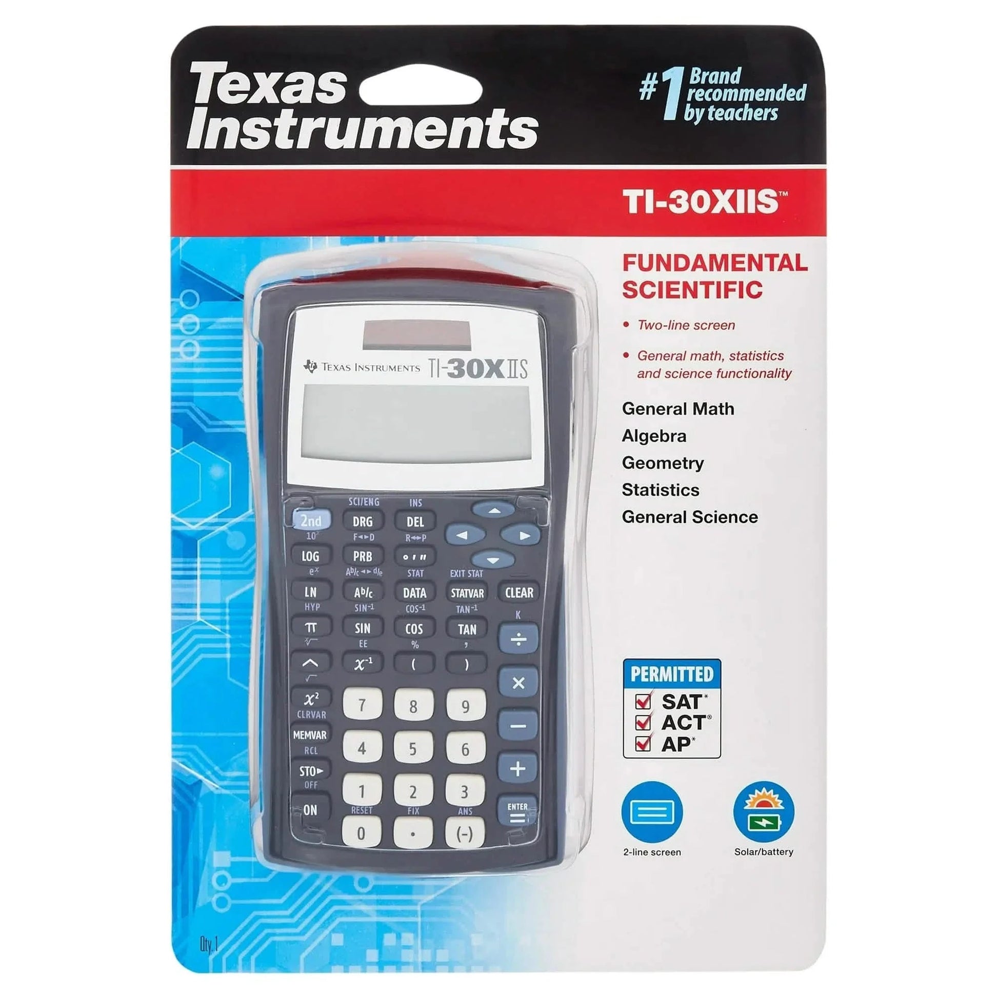 Texas Instruments TI-30XIIS 2 Line Scientific Calculator  (Refurbished) DailySale