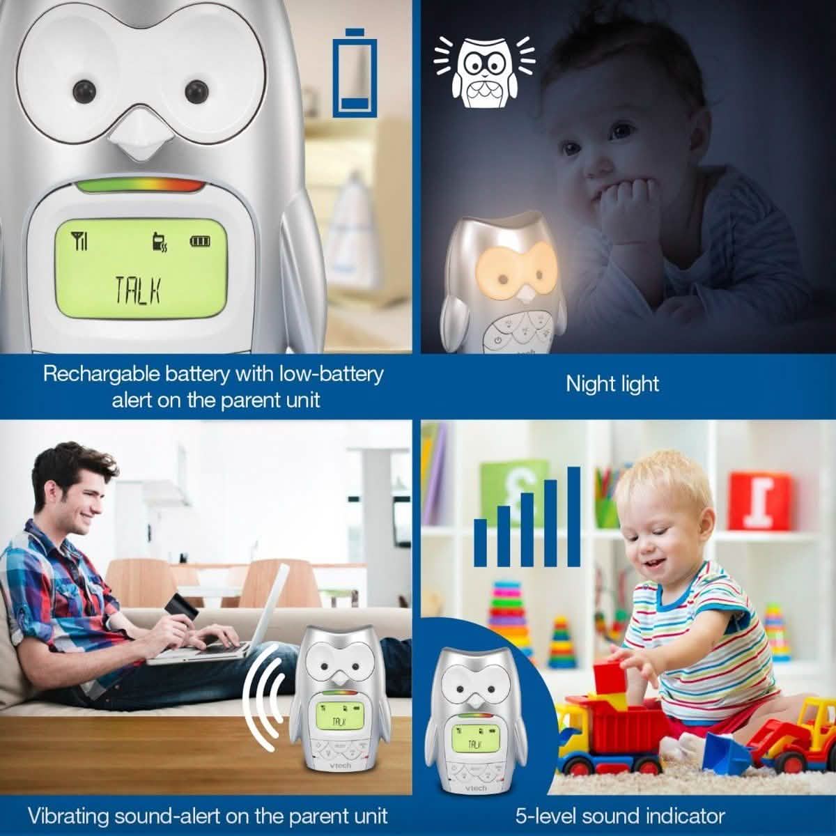 The Adorable DM225 Owl Baby Monitor DailySale