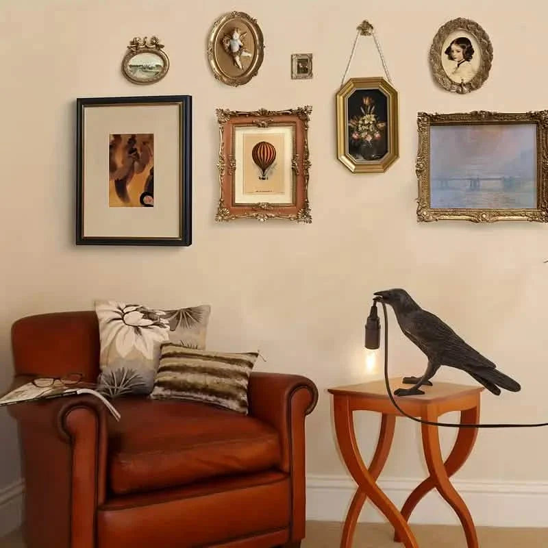The Gothic Crow USB Port Lamp DailySale