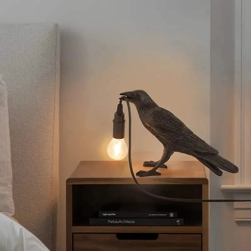 The Gothic Crow USB Port Lamp DailySale