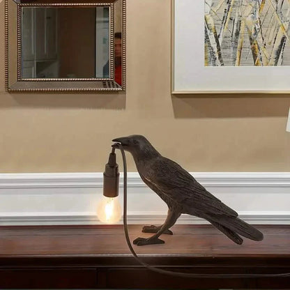 The Gothic Crow USB Port Lamp DailySale