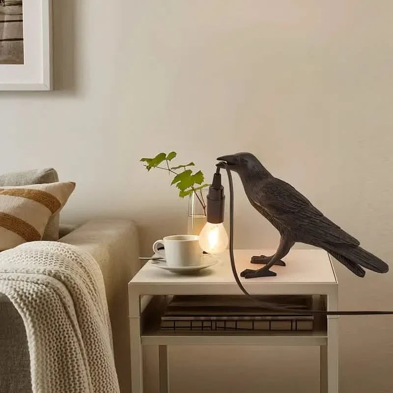 The Gothic Crow USB Port Lamp DailySale