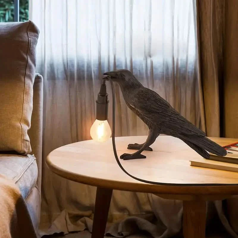 The Gothic Crow USB Port Lamp DailySale